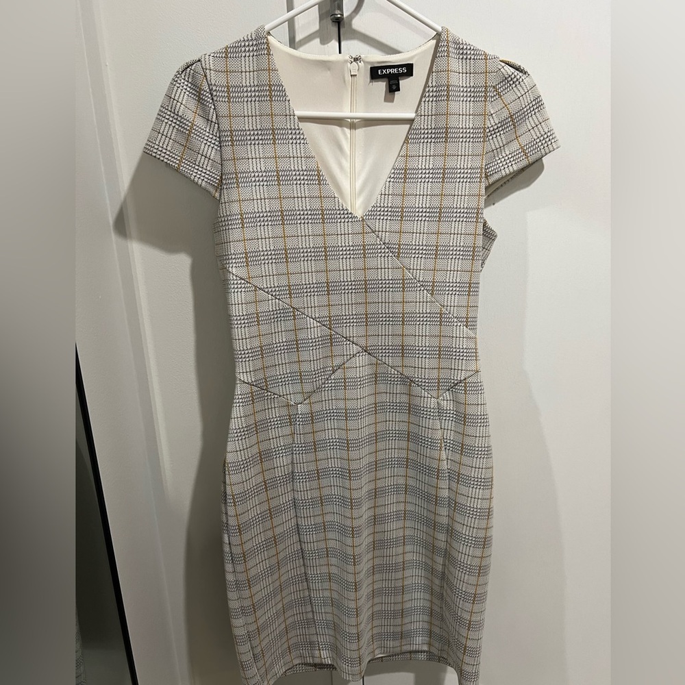 Express Women’s Plaid Business Dress
